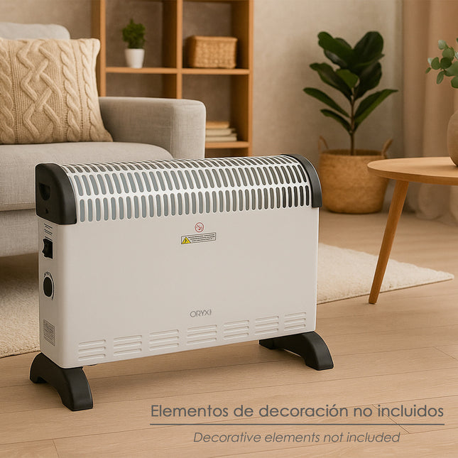 Termoconvector de suelo potencia de 750 / 1250 / 2000w