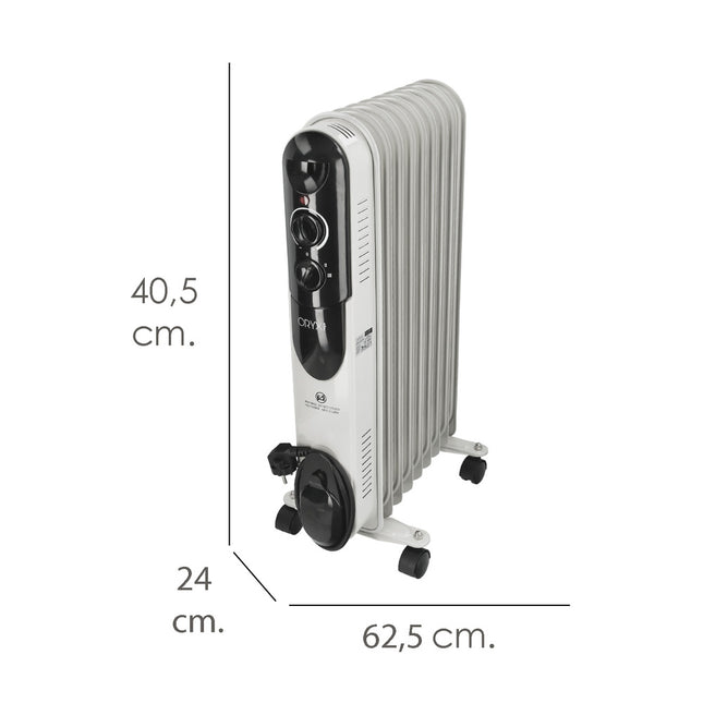 Radiador aceite 2000w 9 elementos