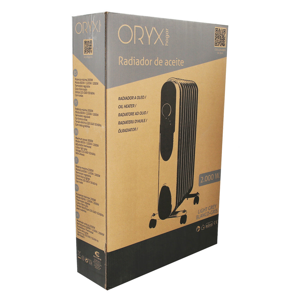 Oil radiator 2000W 9 elements