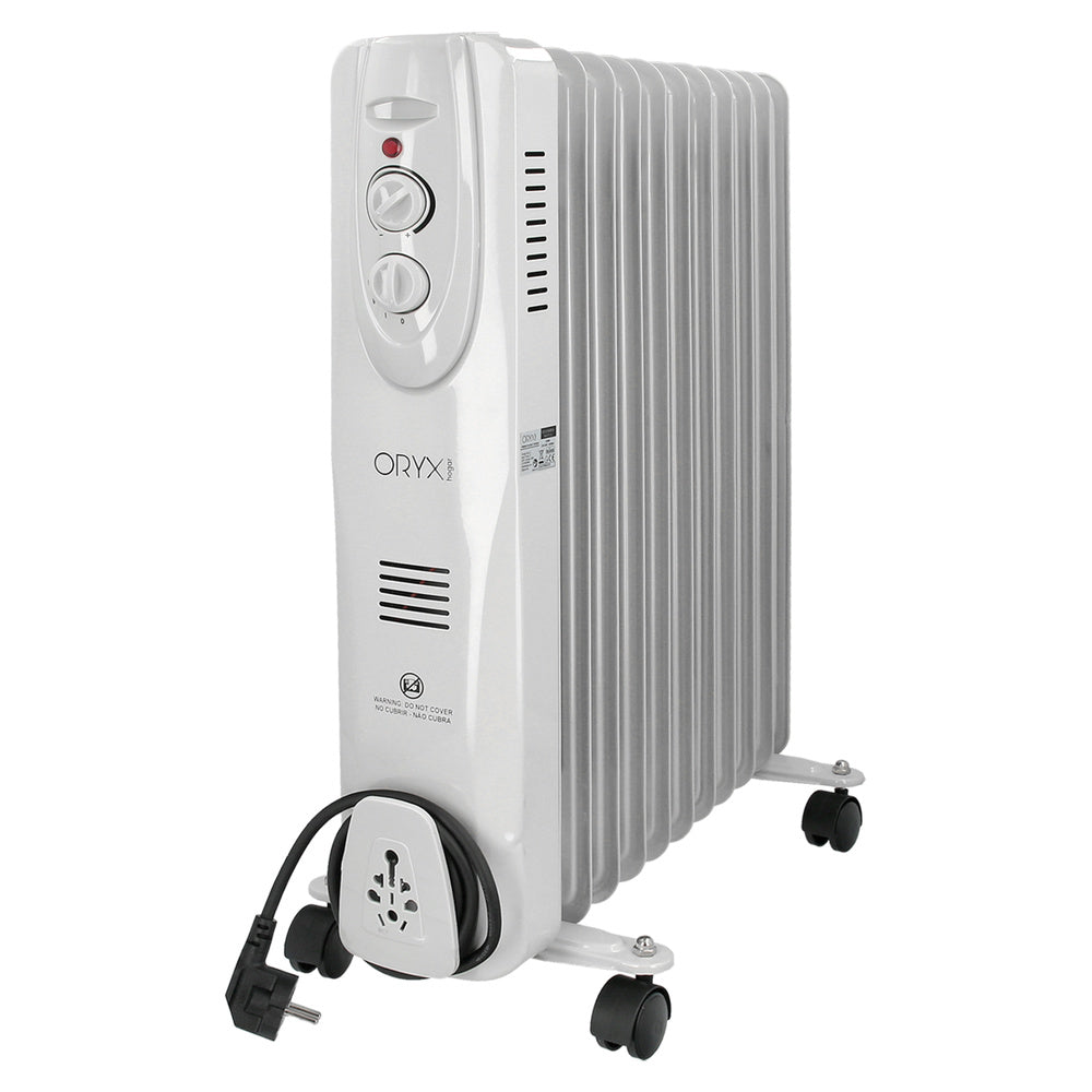 2500w 11-element oil-filled radiator