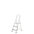 3-step foldable aluminum ladder, for domestic use, non-slip, lightweight and durable