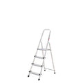 4-step aluminum folding ladder, household use, non-slip, lightweight and durable