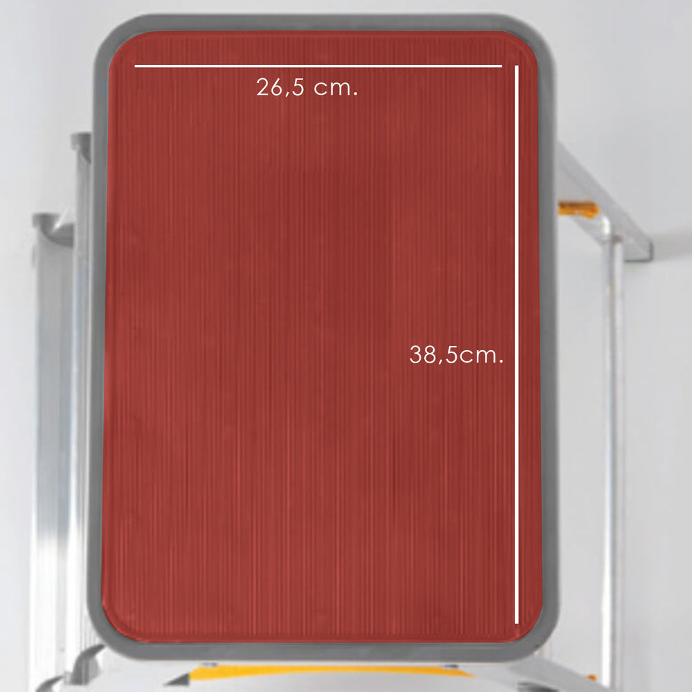 Escalerilla aluminio 3 peldaños uso doméstico