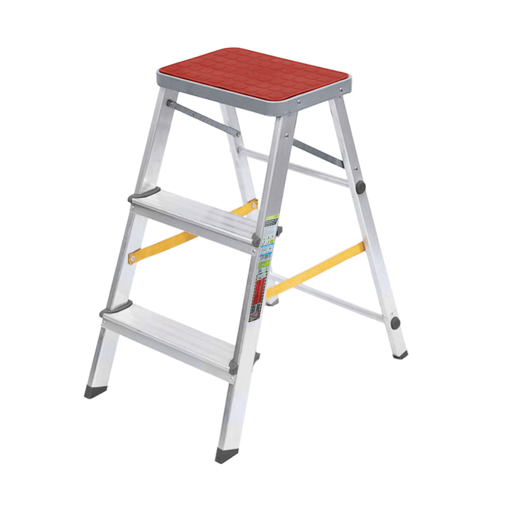 Escalerilla aluminio 3 peldaños uso doméstico