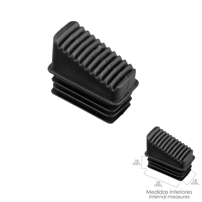 Contera escaleras aluminio oryx delantera de 3 a 6 peldaños