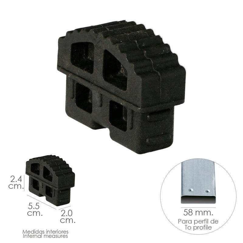 Contera escalera 1 / 2 / 3 tramos y andamio aluminio classik version 2019