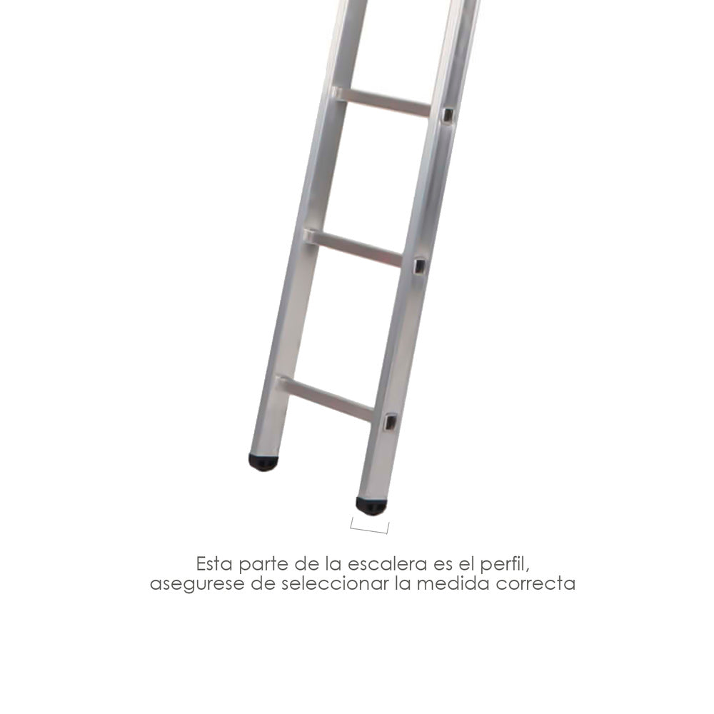 Ladder end cap for 1 / 2 / 3 sections and aluminum Classik scaffold version 2019