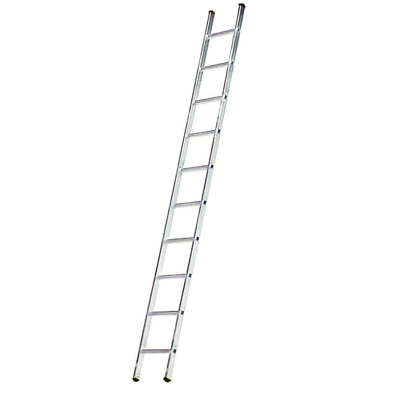 Escalera Aluminio 1 Tramo, 14 Peldaños. Antideslizante, Resistente.