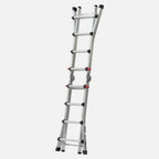 Escalera telescópica aluminio  5+5 peldaños
