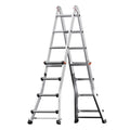 Escalera telescópica aluminio  5+5 peldaños
