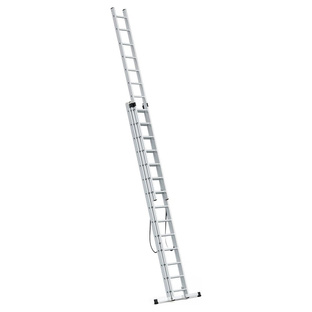 Escalera aluminio industrial 14+14+14   3x4 m