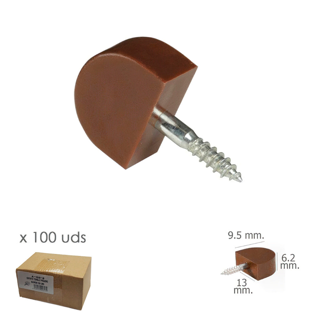Shelf support, small brown screw (box of 100)