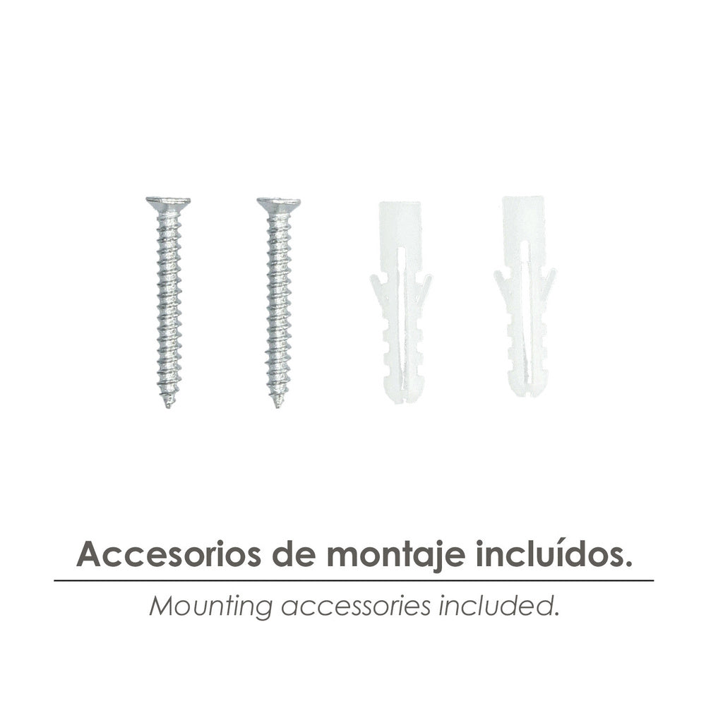 Soporte pelícano regulable para estante 1 / 20 mm blanco  (1 pieza)
