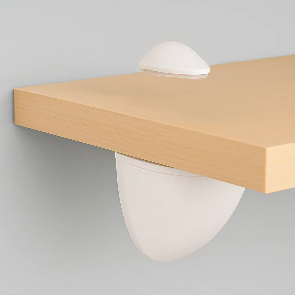 Soporte pelícano regulable para estante 1 / 20 mm blanco  (1 pieza)