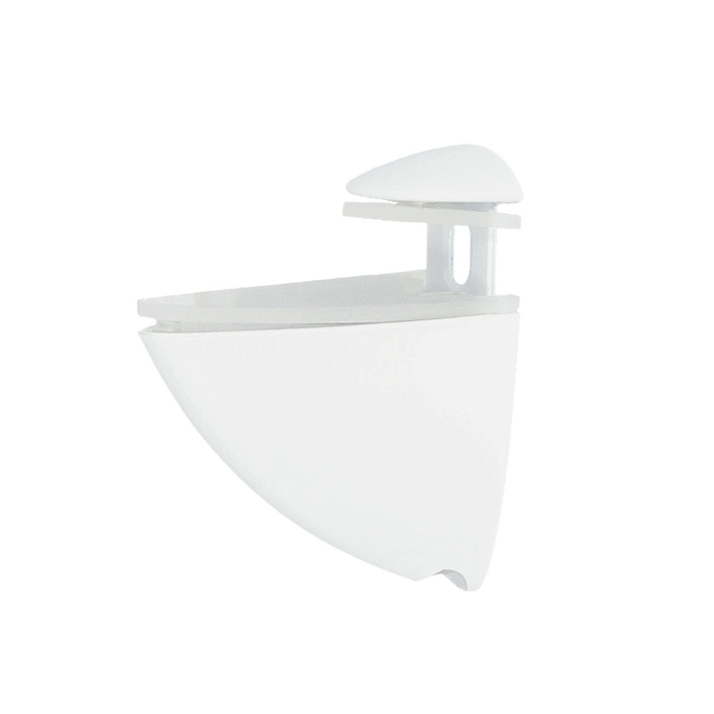 Soporte pelícano regulable para estante 1 / 20 mm blanco  (1 pieza)