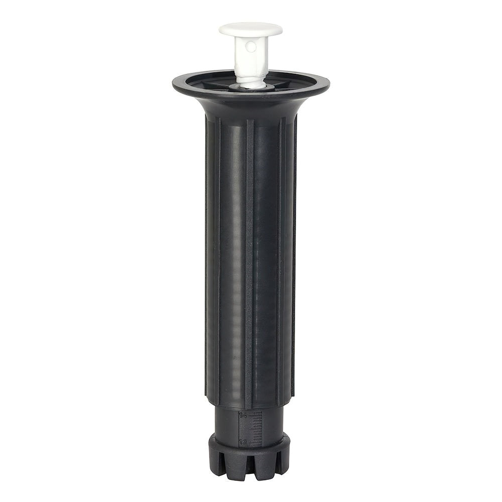 Adjustable fixed leg 13 / 20 cm black