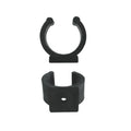 Grapa negra para pata mueble regulable