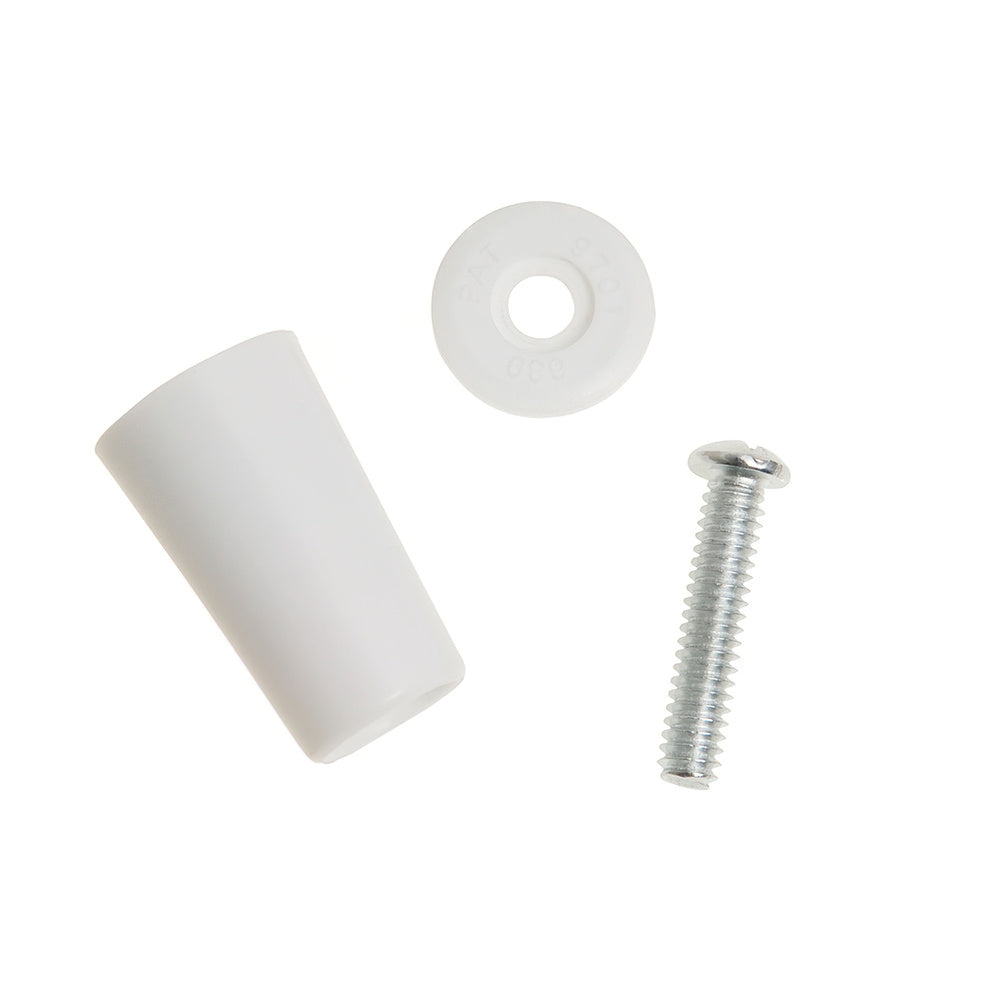 Batente de estore com parafuso 40 mm branco