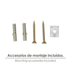 Soporte pelícano regulable para estante 1 / 35 mm cromo mate  (1 pieza)