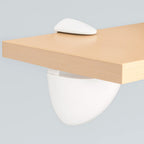 Soporte pelícano regulable para estante 1 / 35 mm blanco  (1 pieza)