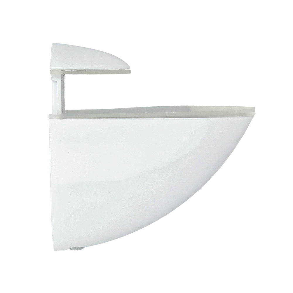 Soporte pelícano regulable para estante 1 / 35 mm blanco  (1 pieza)