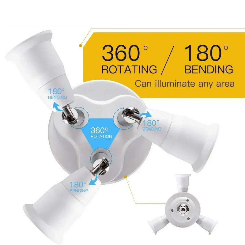 Adaptador ignífugo para portalámparas LED y CFL – varios modelos disponiblesPortalámparasHome & Garden > Lighting