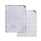 Pano de loiça com estampado de peónias brancas, conjunto com 2 unidades, 70x50 cm