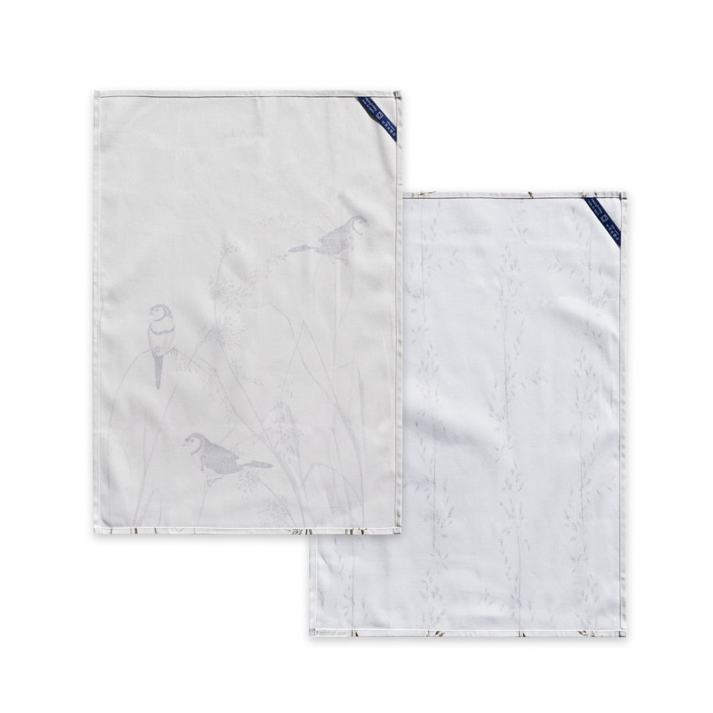 Happy birds Tea towel 2 pcs 70x50 cm
