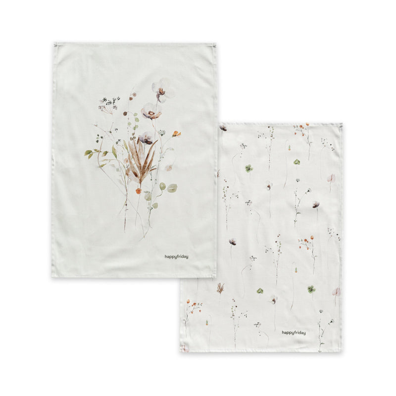 Ikebana Paño de cocina 2 ud 70x50 cm