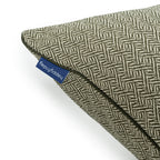 Herringbone Funda de cojín decorativo 50x50 cm Verde oliva