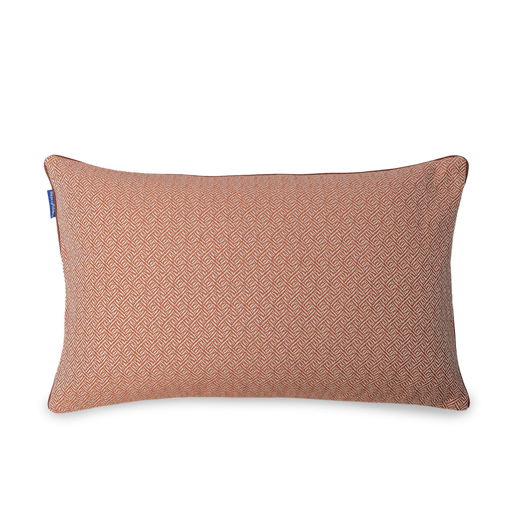 Herringbone Funda de cojín decorativo 60x40 cm Terracota