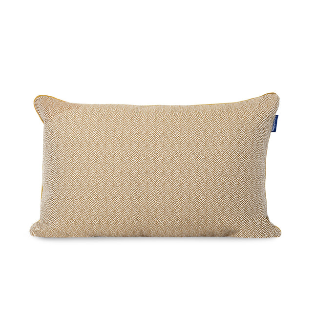 Herringbone Funda de cojín decorativo 60x40 cm Mostaza