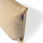 Herringbone Funda de cojín decorativo 60x40 cm Mostaza