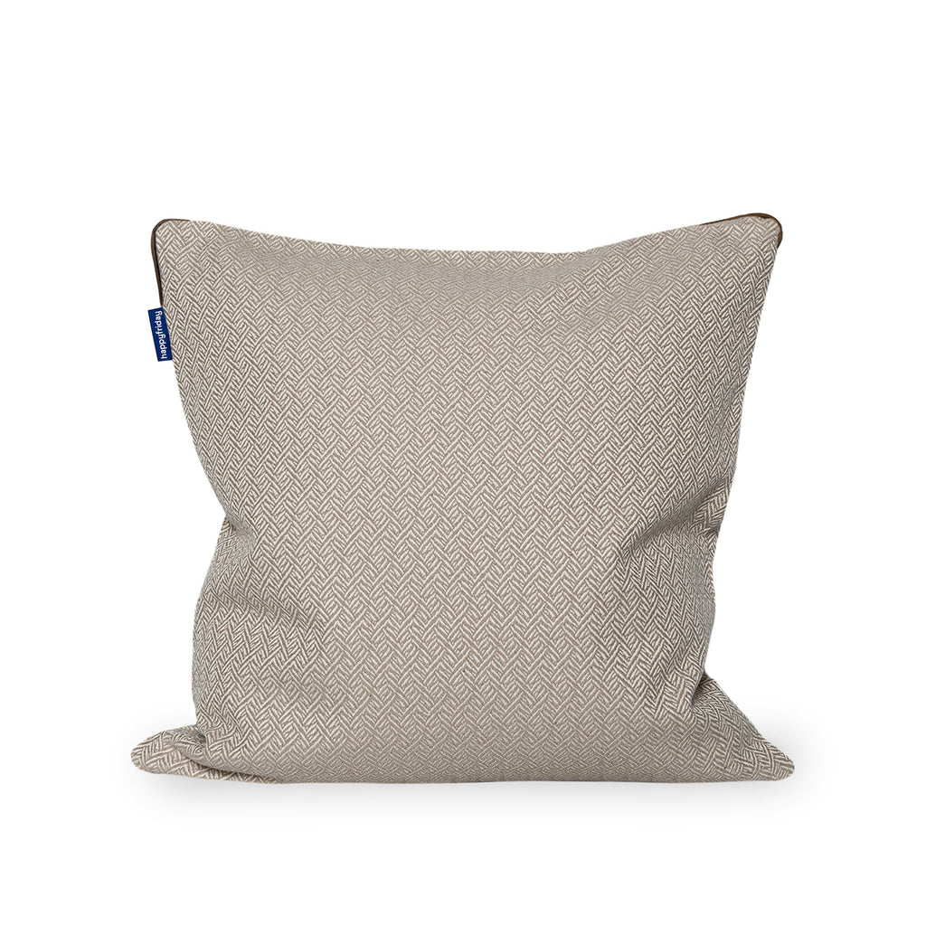 Herringbone Funda de cojín decorativo 50x50 cm Beige