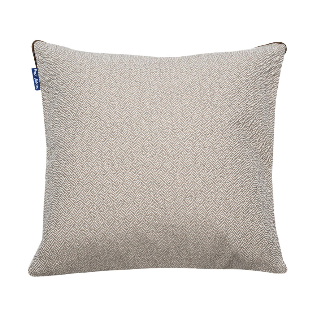 Herringbone Funda de cojín decorativo 50x50 cm Beige