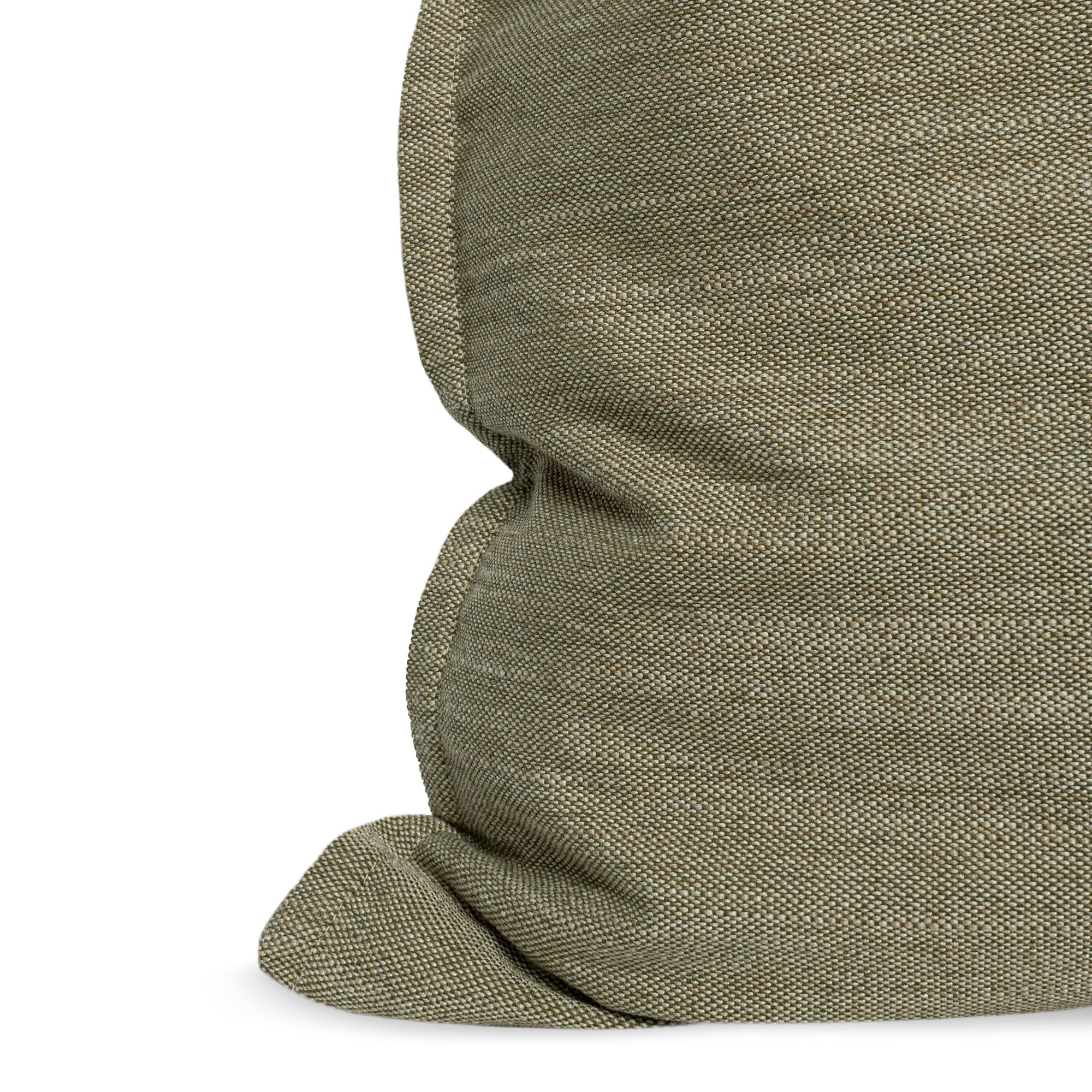 Twill Funda de cojín decorativo 50x50 cm Verde oliva