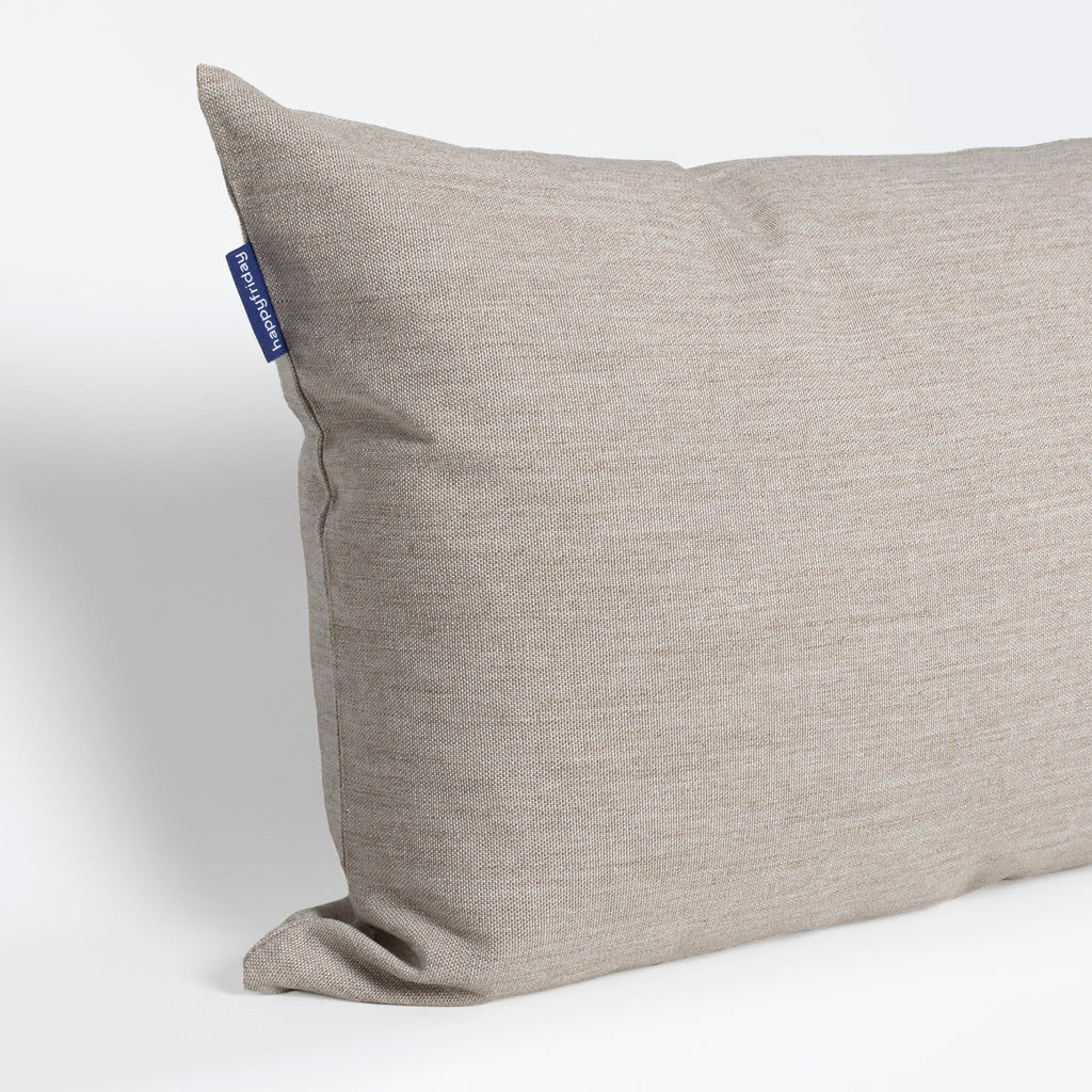Twill Funda de cojín decorativo 60x40 cm Beige