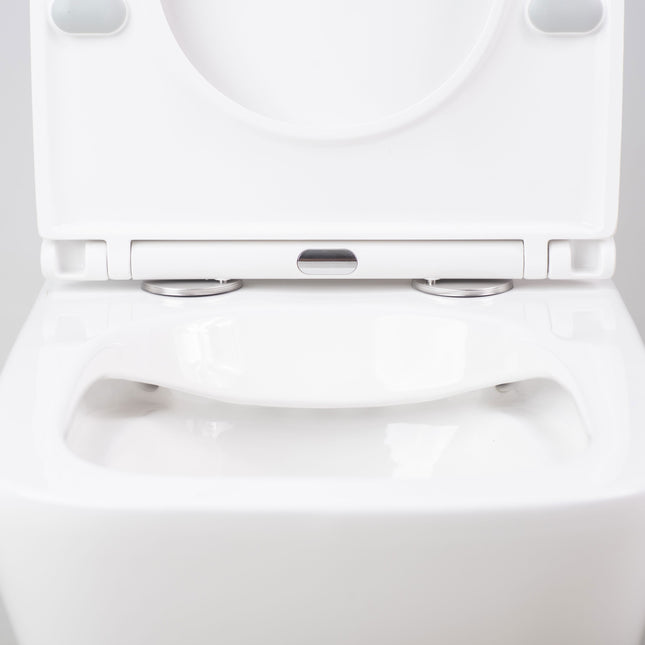 Inodoro rimless completo blanco enrasado a la pared | 1_ES