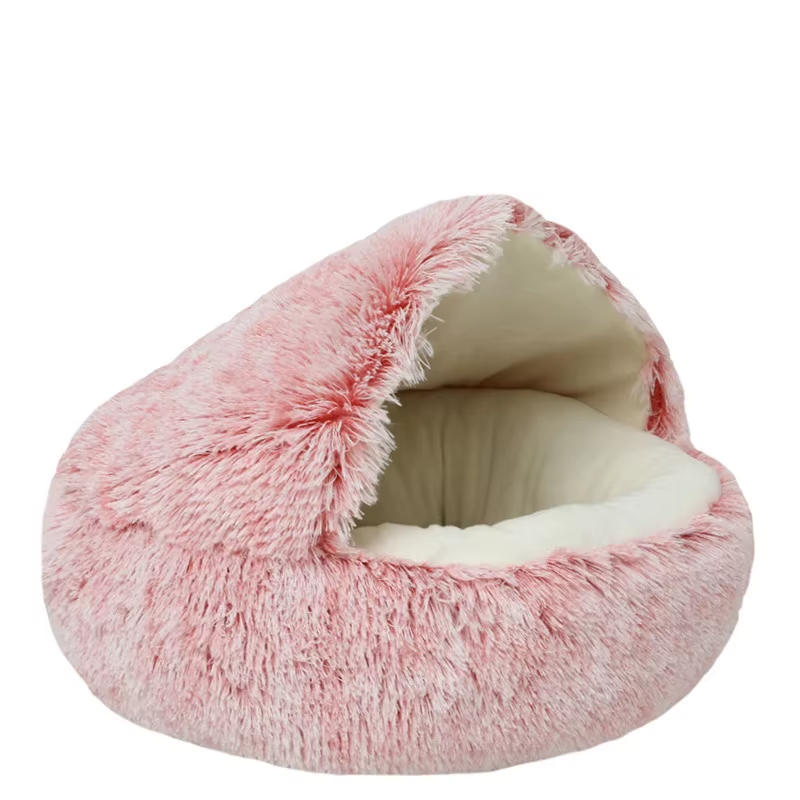 Cama tipo bolsillo de felpa larga de invierno para gatosCamasAnimals & Pet Supplies > Pet Supplies > Pet Beds