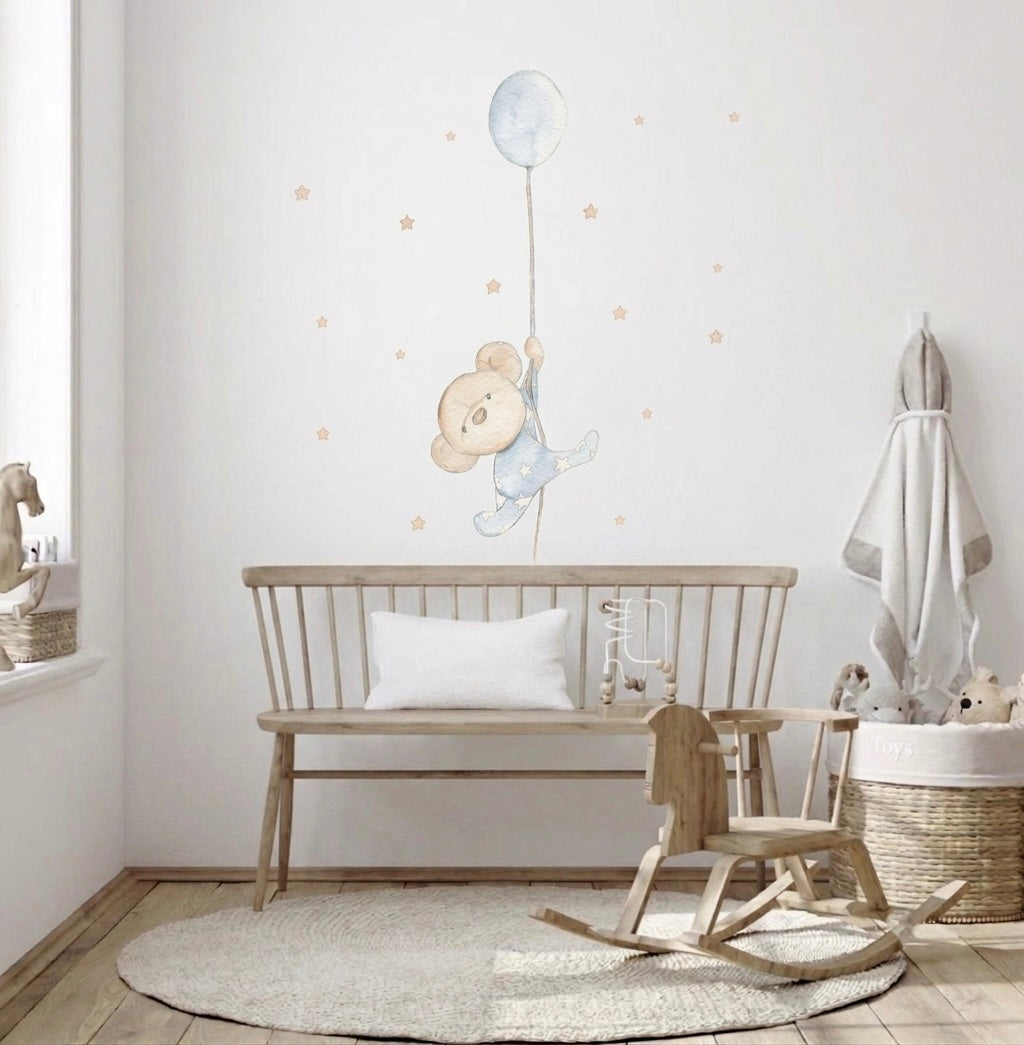 Vinilo decorativo infantil Balloon Boy | Pintado a mano