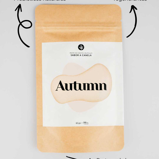 Pasta de dientes en polvo de canela recarga para uso diario