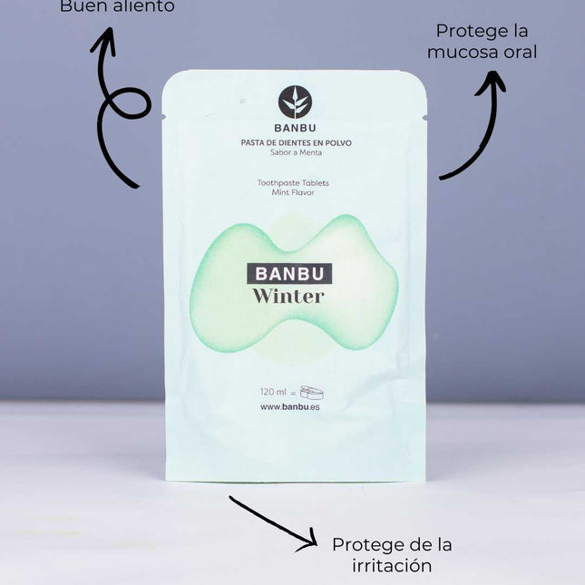 Pasta de dientes en polvo mentolada | recarga ecológica