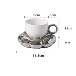 200ml / Silver and white