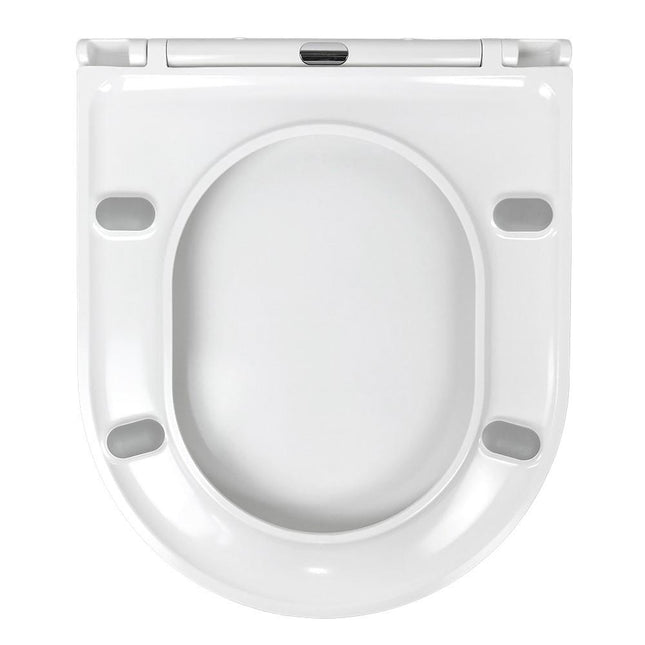 Tapa asiento ultrafina caída amortiguada de baño | blanco | 3_BP