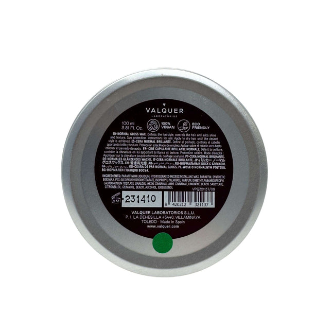 Cera capilar con fijación y brillo