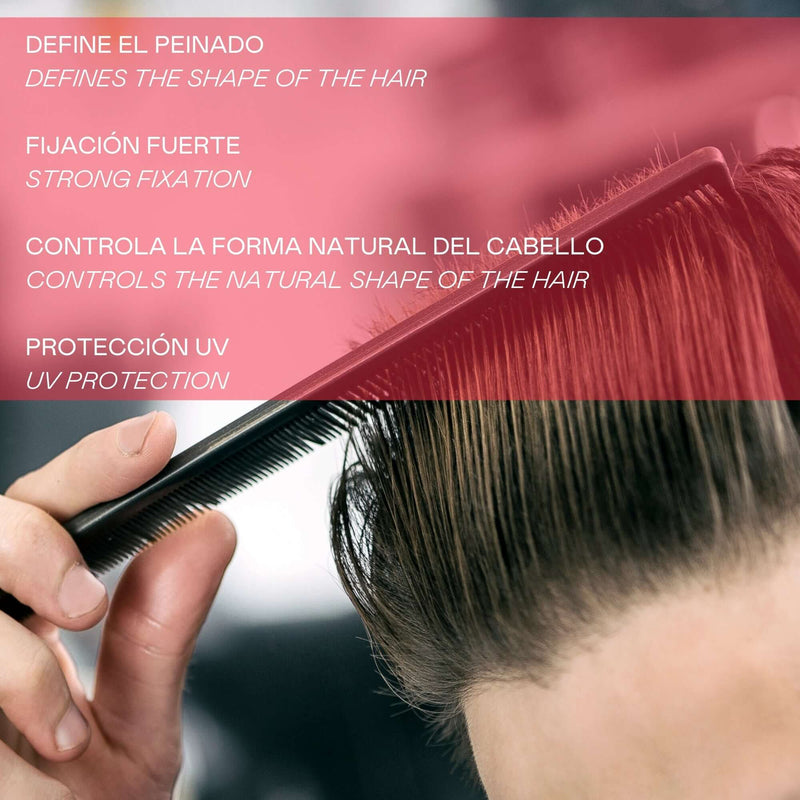 Cera capilar mate fijación fuerte para peinado natural