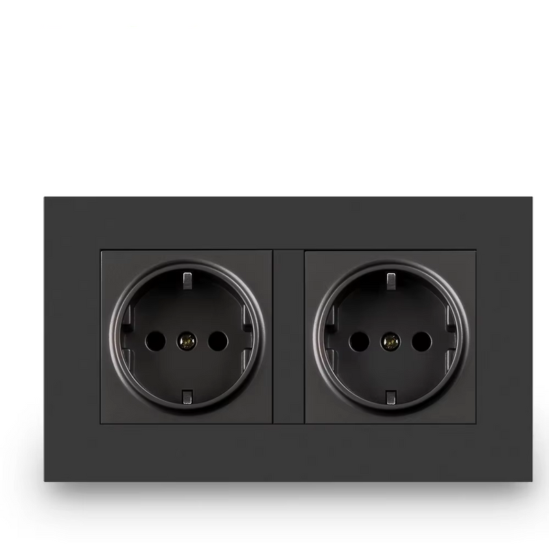 Toma de corriente EU con USB doble Serie B1EnchufesHardware > Power & Electrical Supplies > Power Outlets & Sockets > Wall Outlets