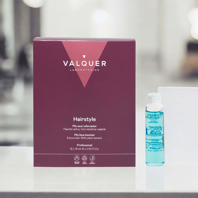 Ampollas capilares azul reforzador para volumen y fijación