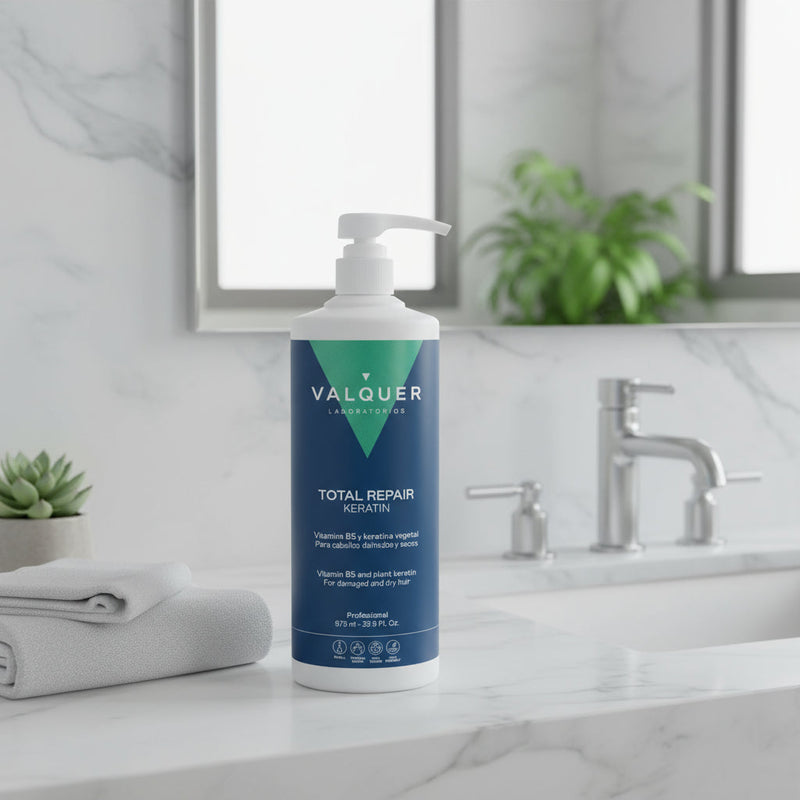 Keratina pura para el cabello reparación total | brillo