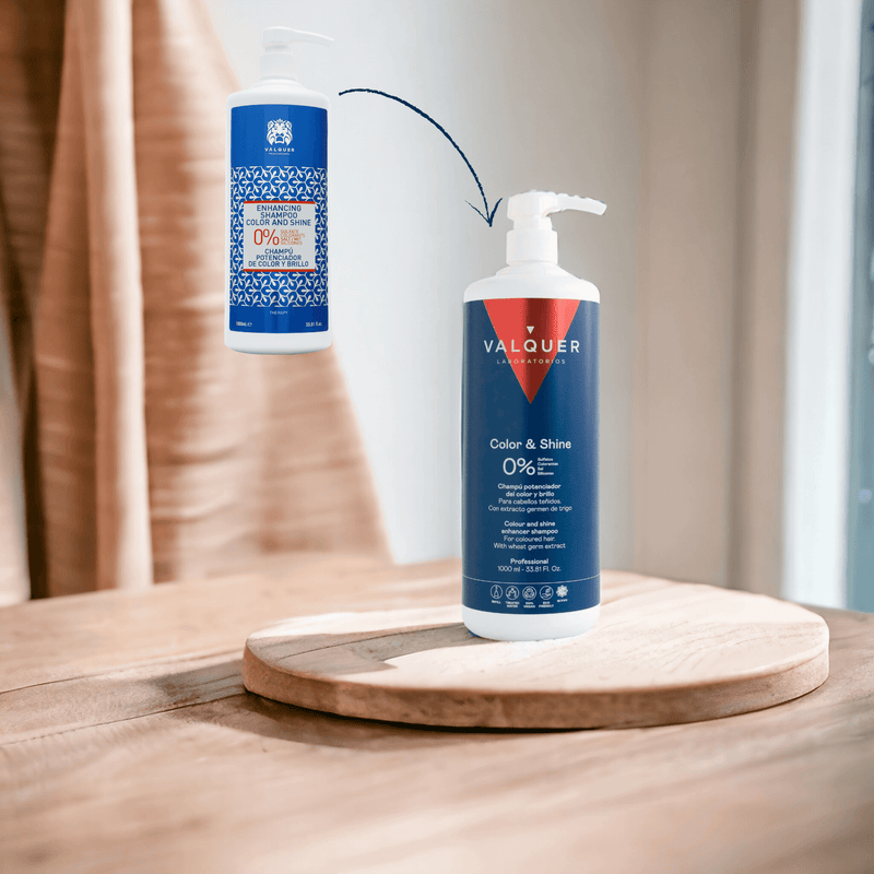 Potenciador de color y brillo para cabellos teñidos